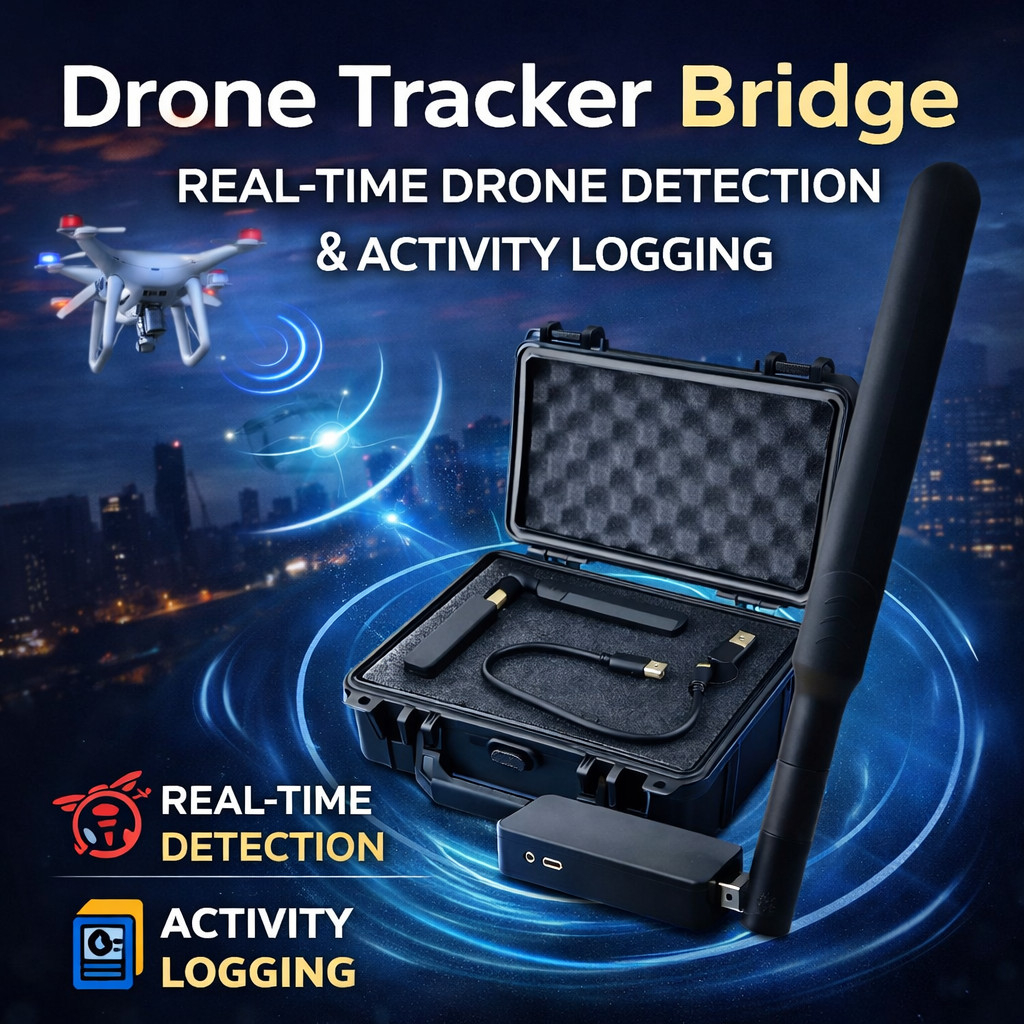 Portable Drone Detection Device – Remote ID UAV & Pilot Tracking Systems