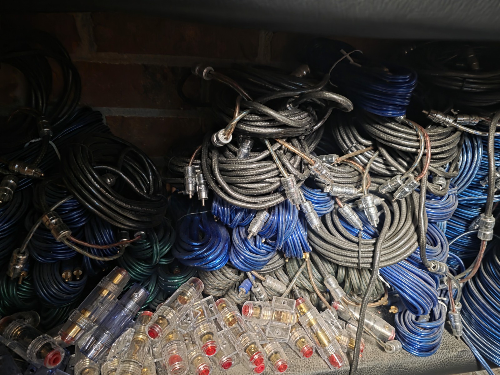 Rca Cables Random Bulk Mystery Box 10+sets car audio 17ft 6ft 3ft 1ft