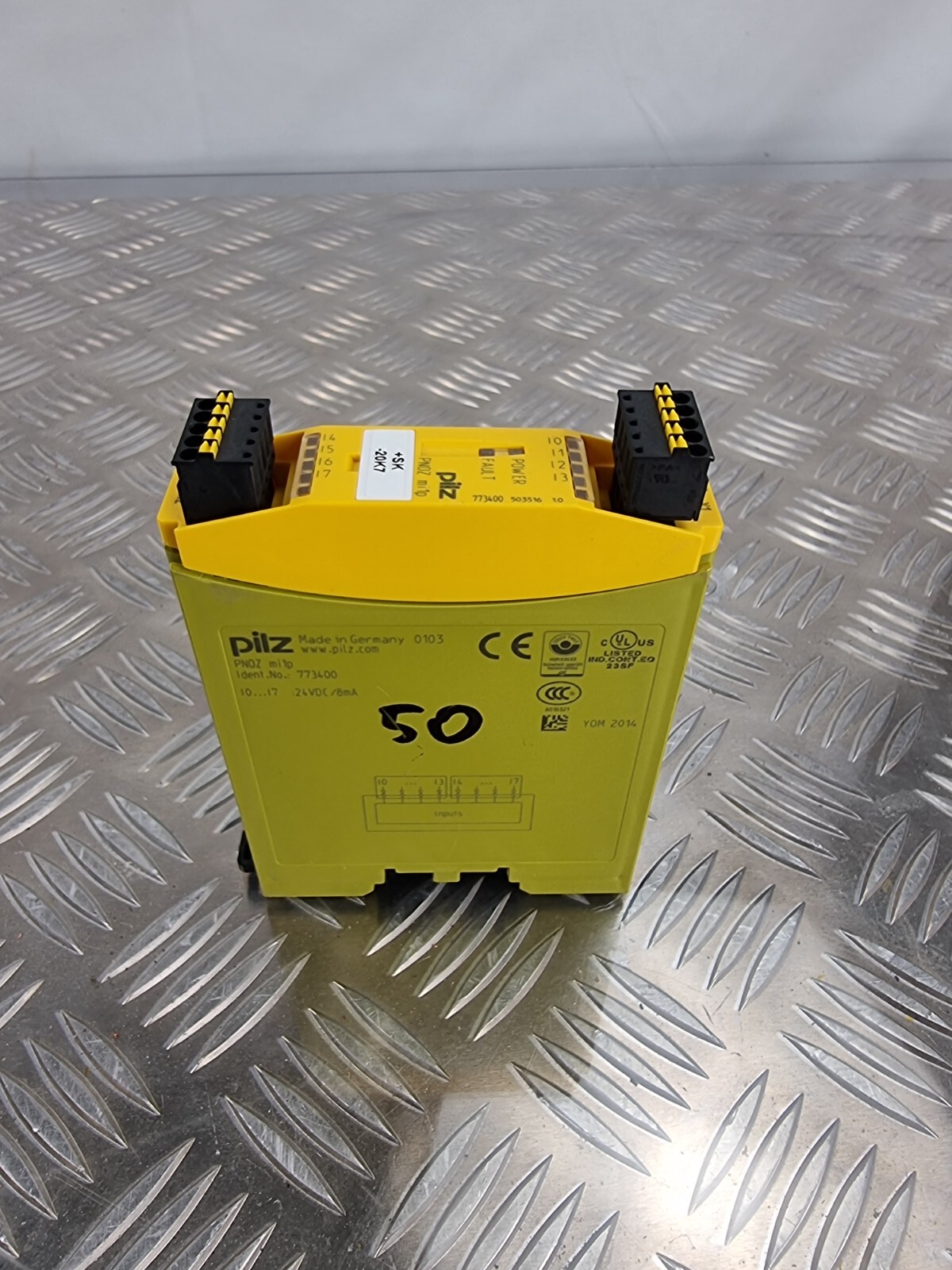 Pilz 773400 Pnoz Mi1p Safety Relay 24v-dc