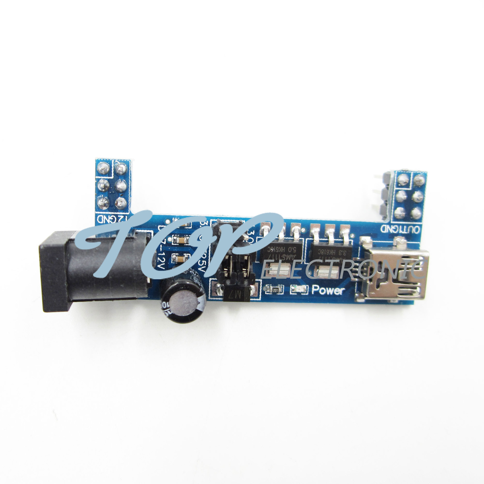 10PCS MB102 Breadboard Power Supply Module 3.3V 5V Solderless Arduino mini usb