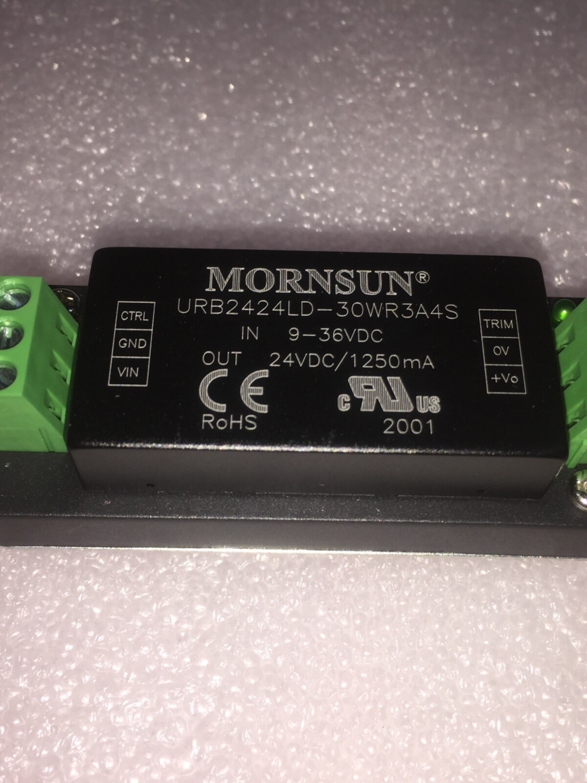 URB2424LD-30WR3A4S Power module DC/DC 24V to 24V rail type seal