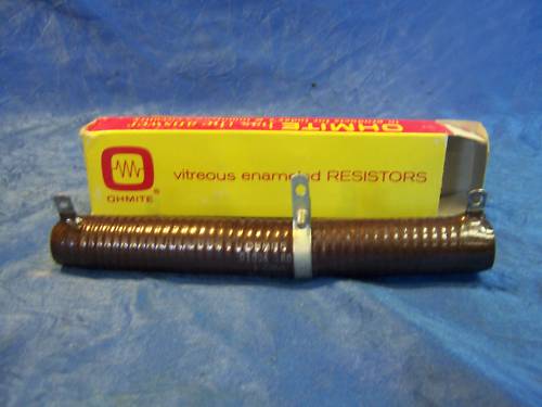 OHMITE USA 0956A 0- 1 OHM 100 WATT RESISTOR adjustable vitreous enamal ceramic