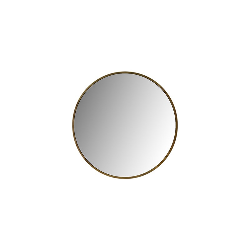 PLAIN Round Mirror Ø79cm Walnut – Discontinued 20% Off