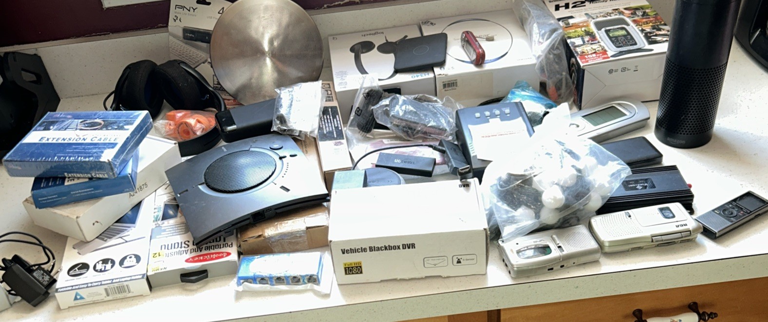 22lbs Junk Drawer Mixed Lot Electronics Gadgets As Is Used Untested Parts Repair