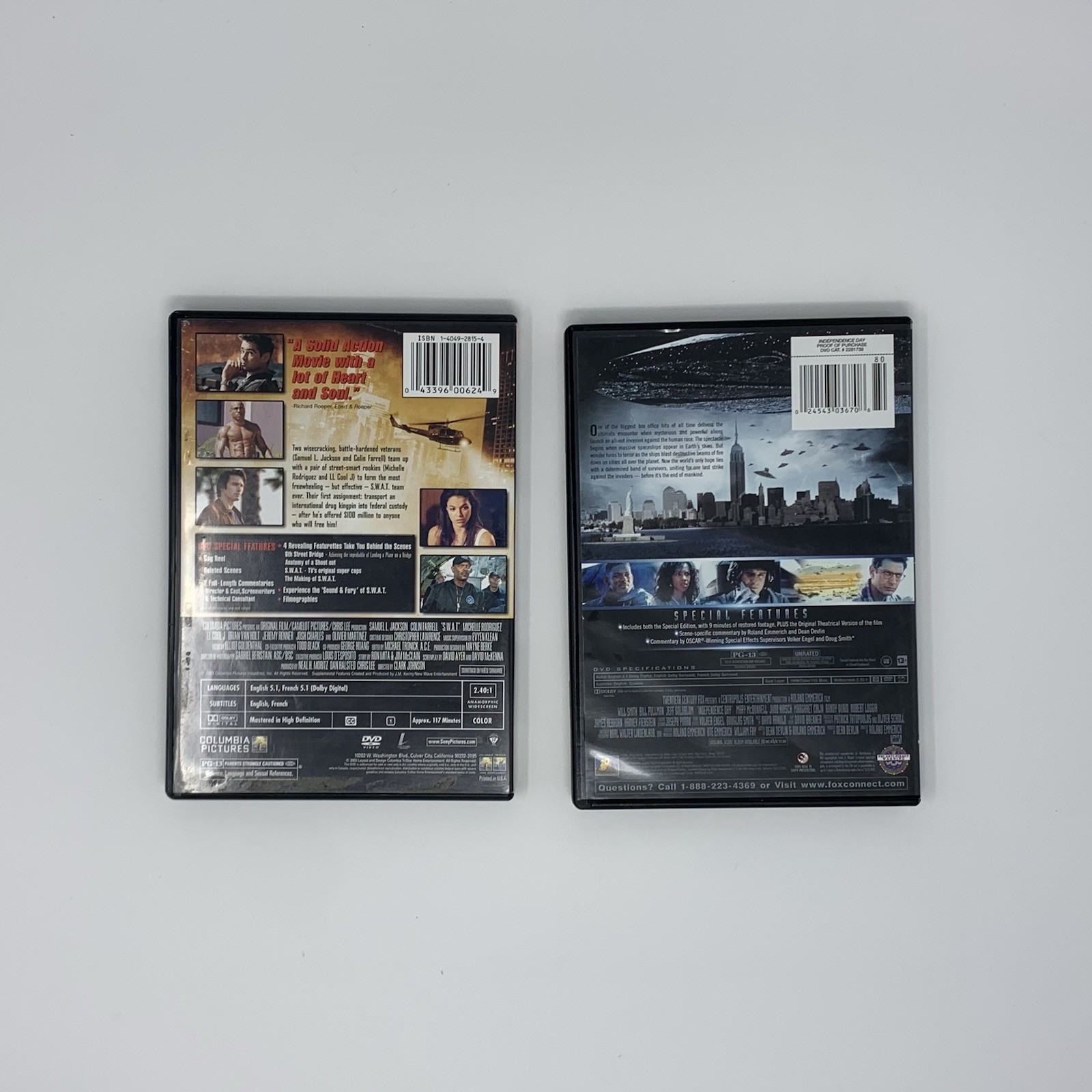 DVD Bundle – Movie Lot – Action/Drama – Twister, Back To The Future, Running Man