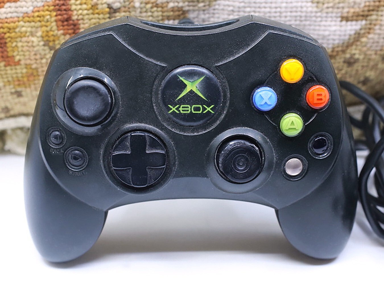 XBOX ORIGINAL CONTROLLER S BLACK WIRE WITH BREAK-AWAY CORD
