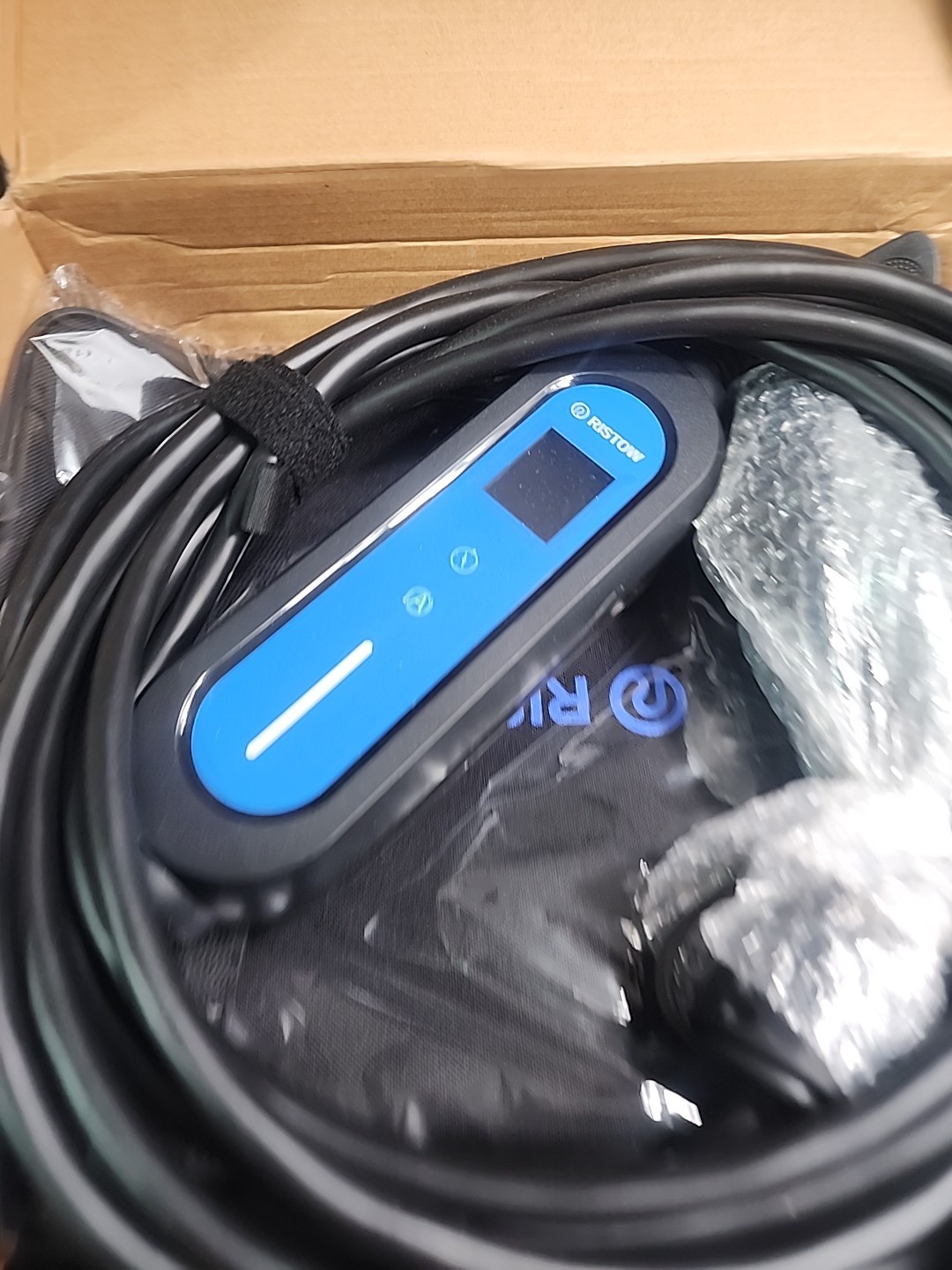 RISTOW 25ft Portable EV Charger J1772 16A 3.8kW 110V/240V IP66