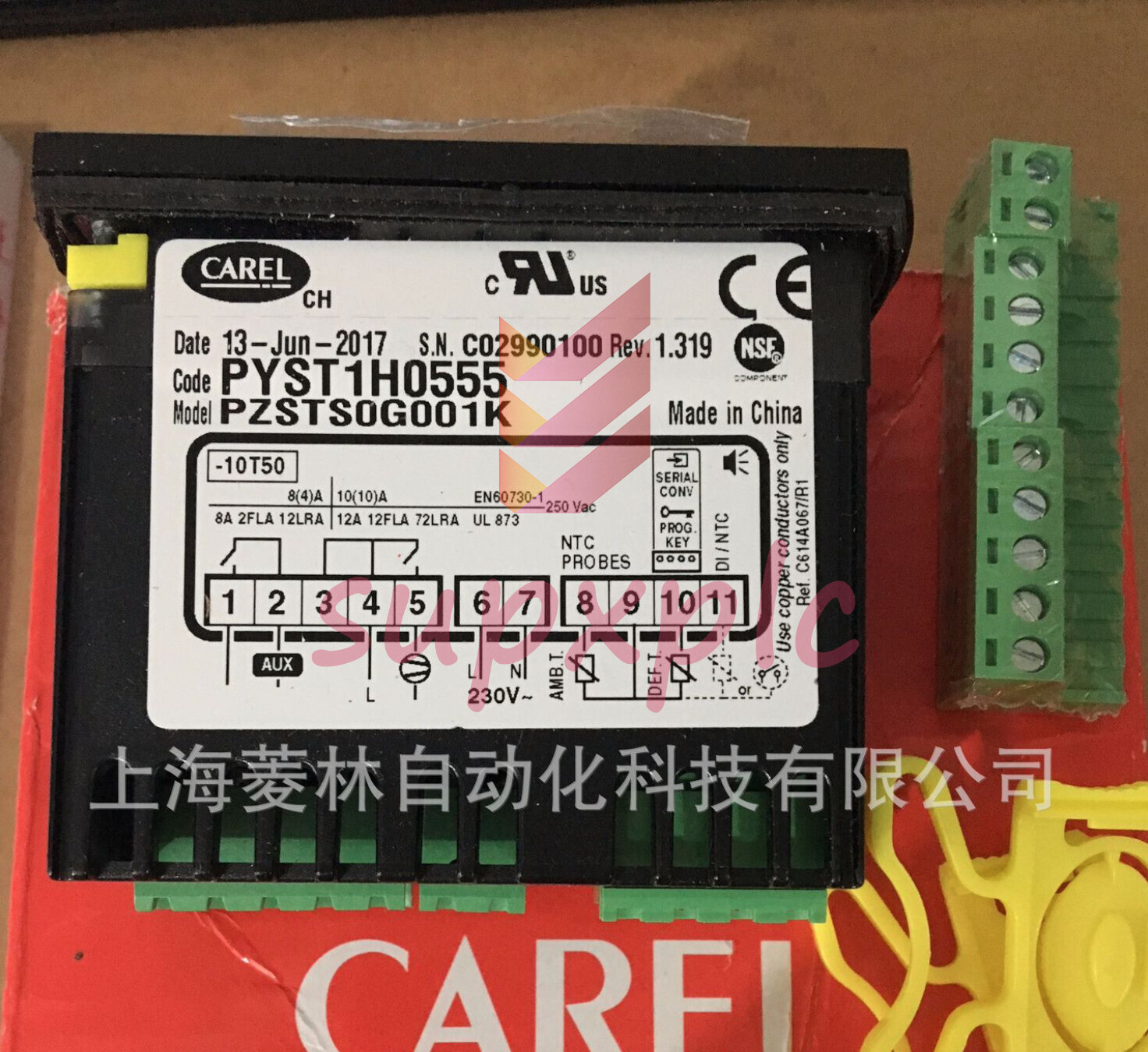 1Pcs CAREL PYST1H0555 PZSTS0G001K PZSTSOGOO1K PJEZS0G000 Temperature Controller