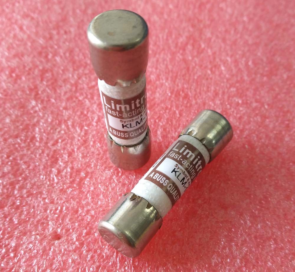 ORIGINAL Bussmann KLM-6 KLM 6A 600Vac Fast-acting Fuses 10X38mm