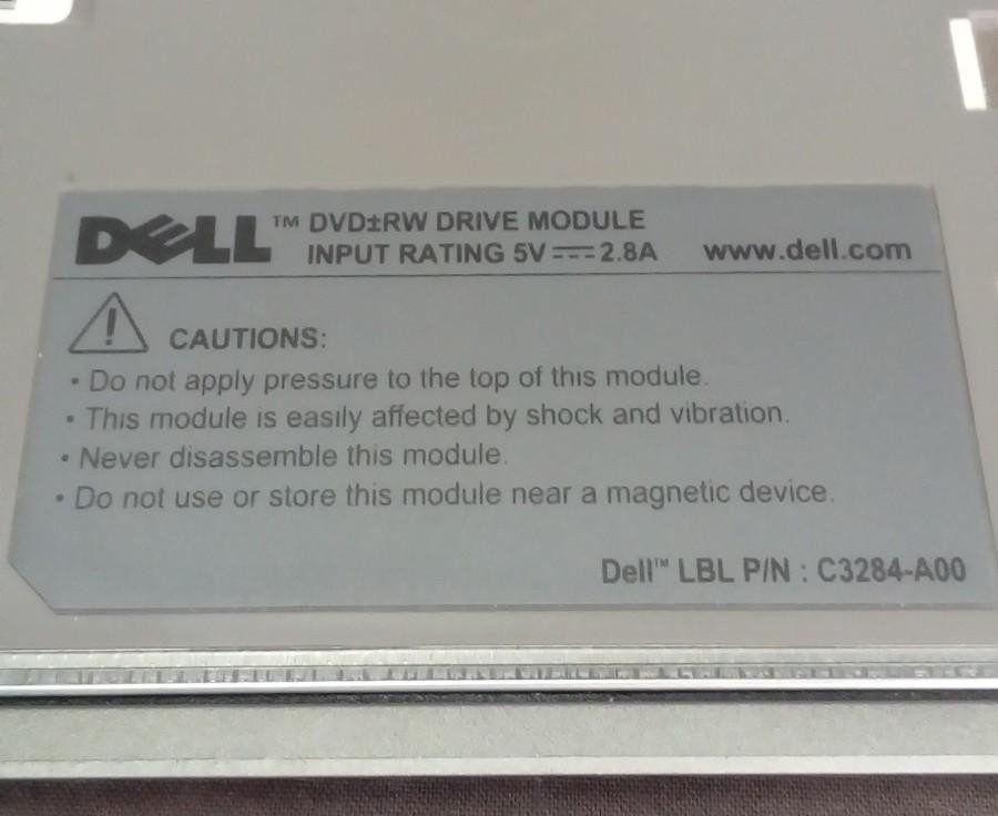 Dell Latitude CD-RW DVD±RW Multi Burner Drive C3284-A00 0XK907