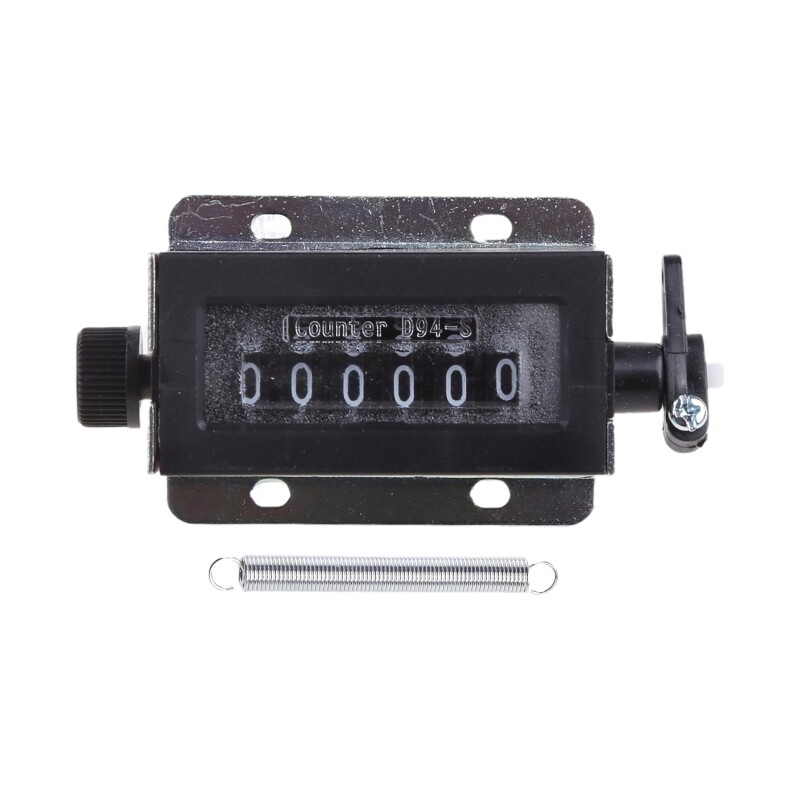 0-999999 6 Digit D94-S Resettable Mechanical Pulling Counter Count