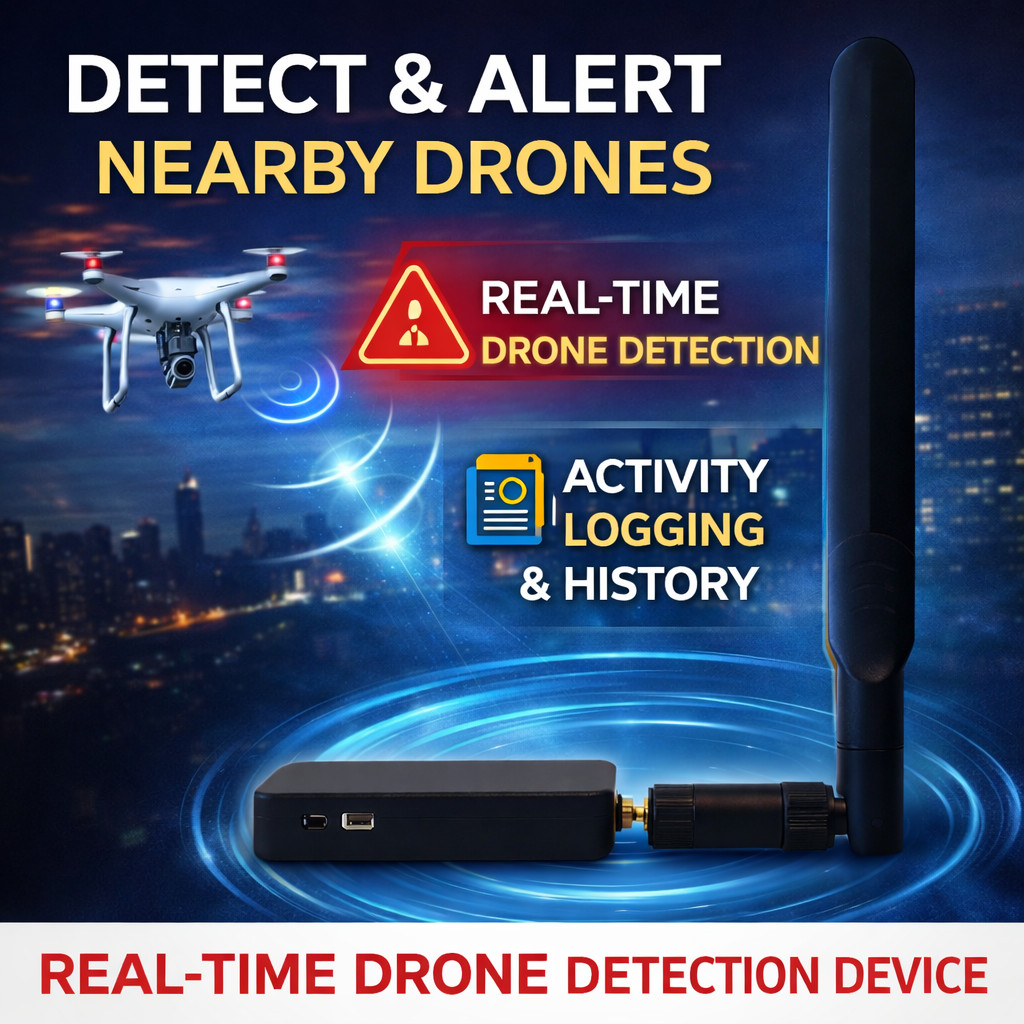Portable Drone Detection Device – Remote ID UAV & Pilot Tracking Systems