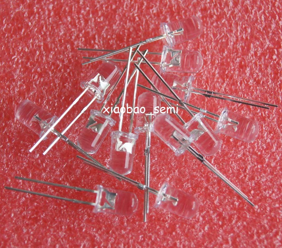 1000PCS White Superbright LED Light Water Clear 5mm Round