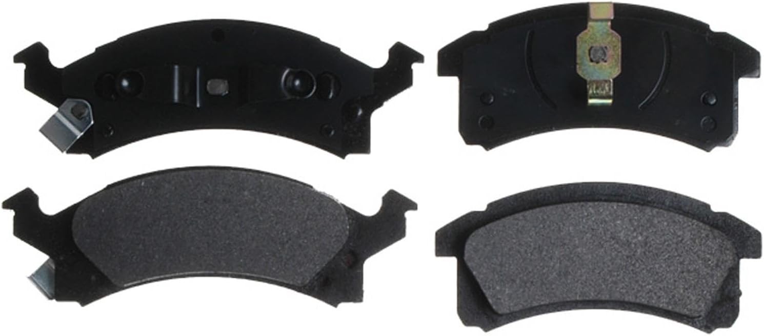 ACDelco Silver 14D506M (19286041) Semi-Metallic Front Disc Brake Pad Set with We