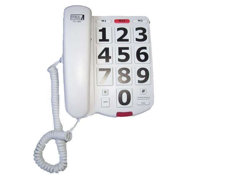 Future Call Big Button Phone 40db Handset Volume TDFC-1507 General Merchandise