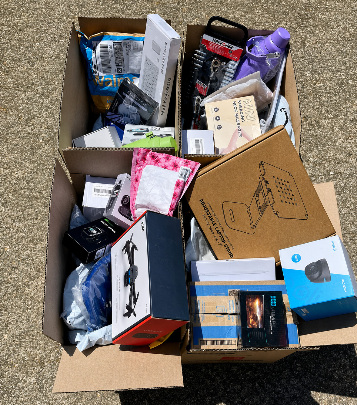 Massive Overstock Mystery Crate – Bulk Mixed Items for Resale