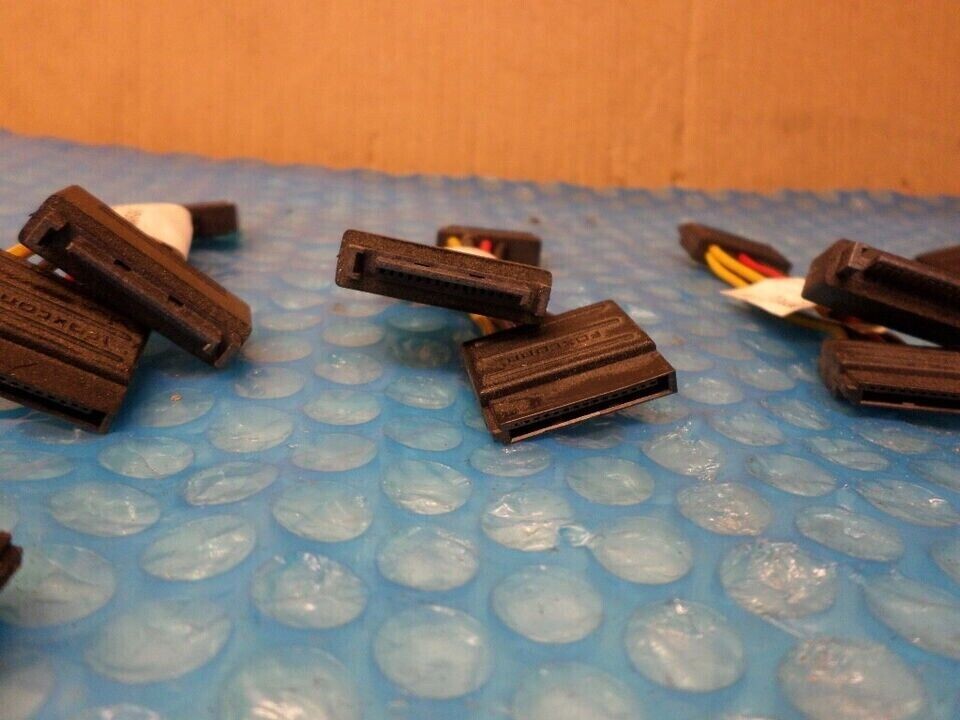 Lot of 20 Dell Foxconn 3.75″ SATA Power 2:1 Splitter Adapter Cable 0N701D N701D