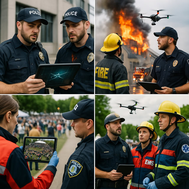 Police Drone and Pilot Detection Device –Handheld Remote ID Receiver for Phone–