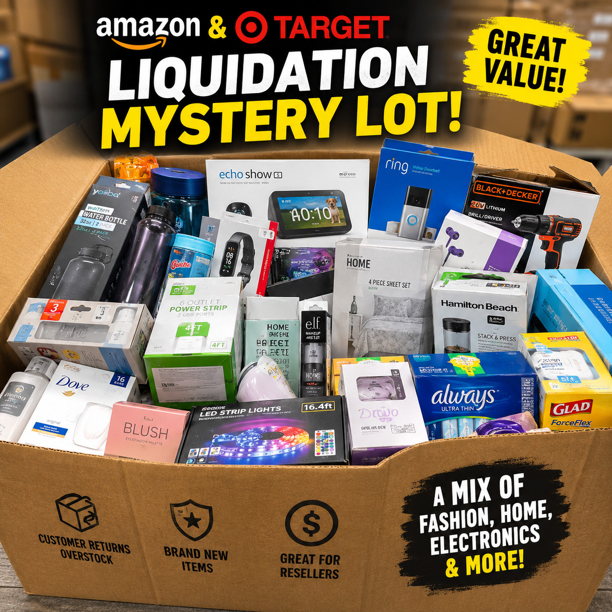 Target Inventory Gold Box – Mixed Retail Finds