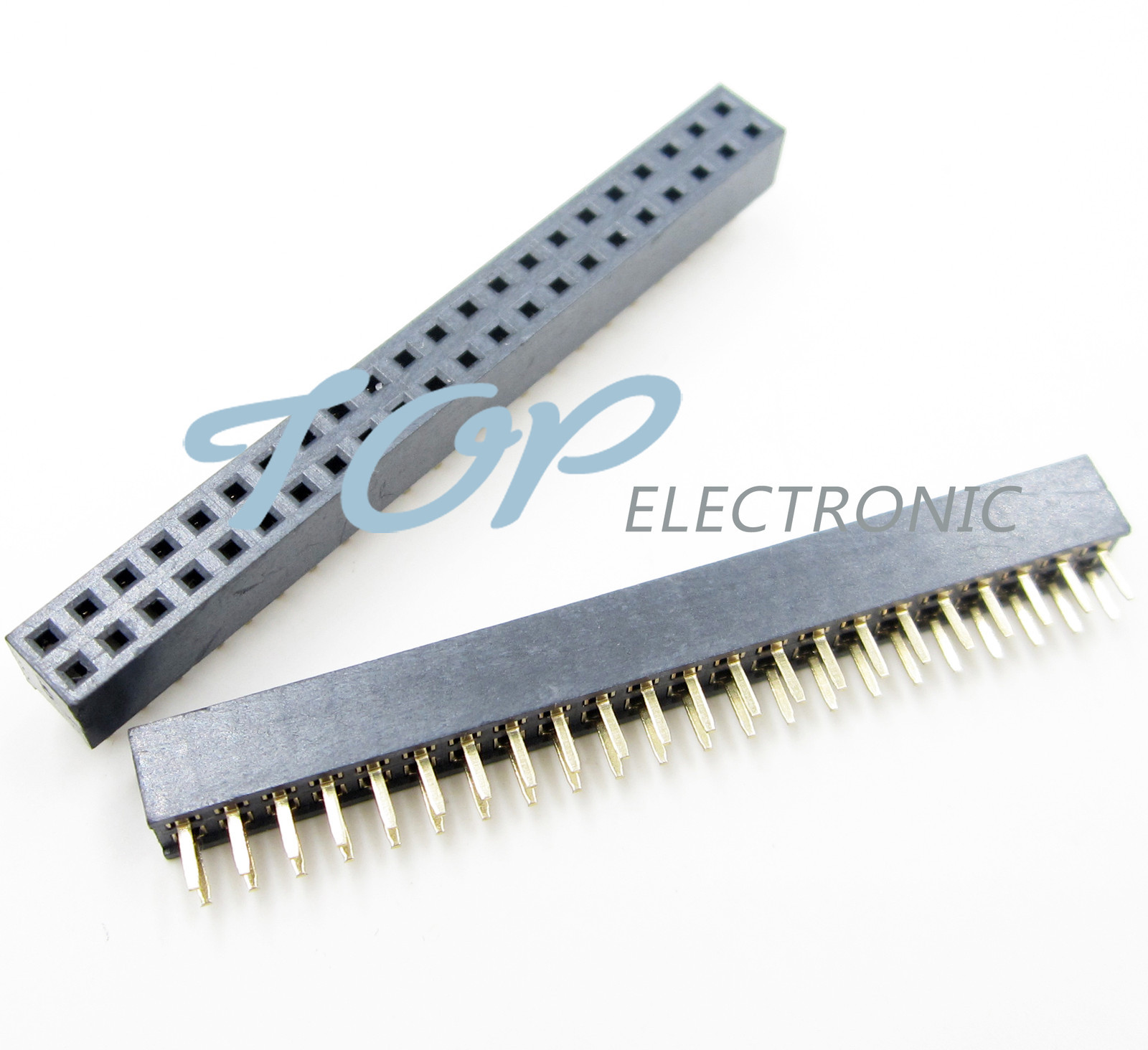 10PCS 2.0mm 2X22 Pin Double Row Female Straight Header Pitch Socket Pin Strip