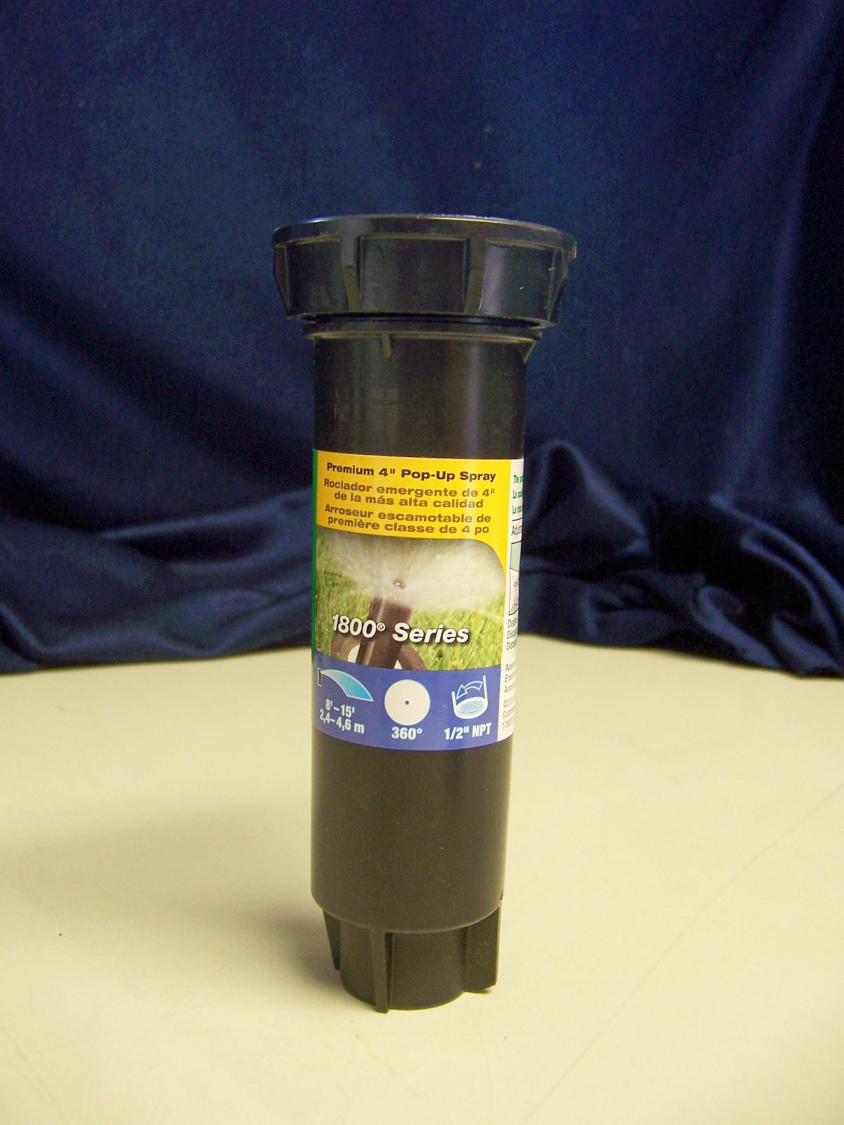 8PCS RAIN BIRD 1804-F 4″ POP-UP SPRINKLER 1/2″ NPT, 360 DEGREE SPRAY, 8-15′