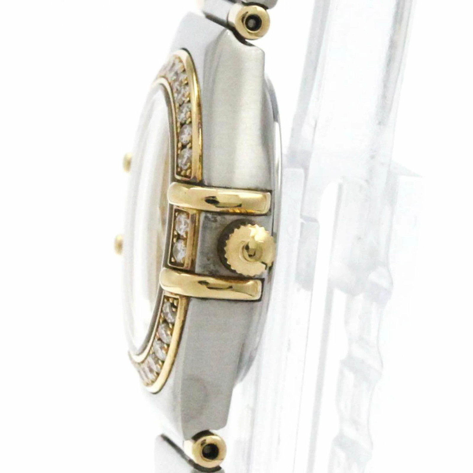 OMEGA Watch Constellation 1367.10 Diamond K18 Gold Stainless Steel Quartz Women
