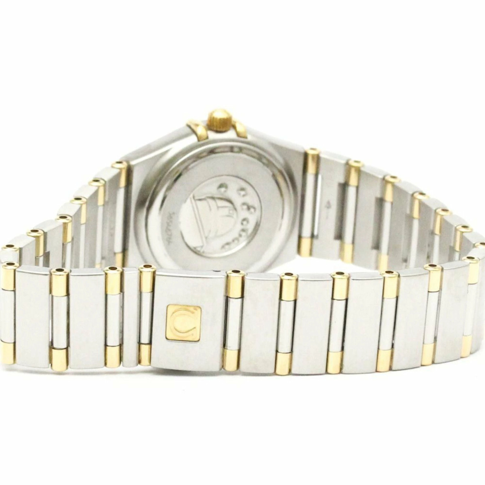 OMEGA Watch Constellation 1367.10 Diamond K18 Gold Stainless Steel Quartz Women