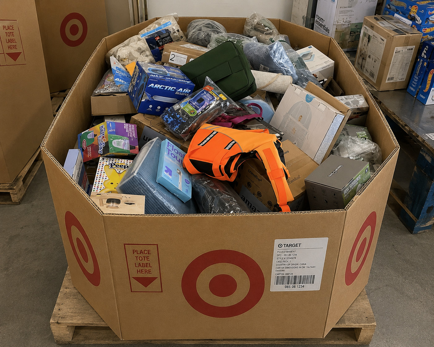 Target Overstock Collection with Household and Lifestyle Merchandise