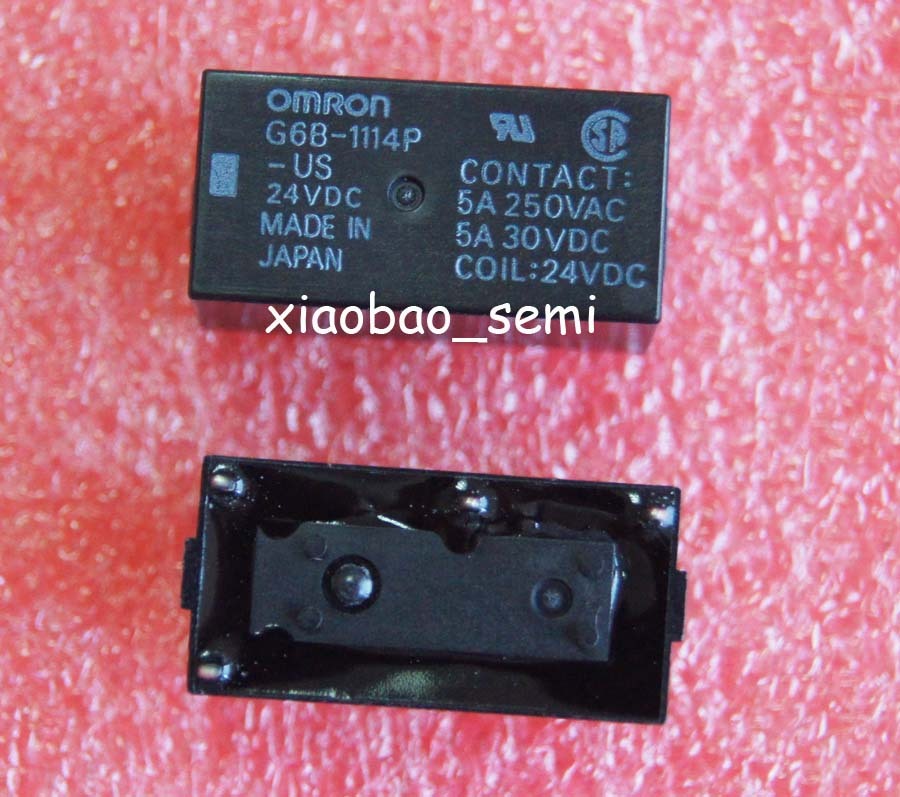 2PCS G6B-1114P-US-24VDC 24VDC ORIGINAL OMRON Relay 4pins