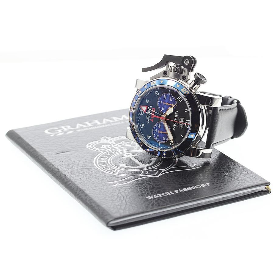 GRAHAM Watch 2OVGS.B26A Chronofighter Oversize GMT Date AT Men’s Auth w/Warranty