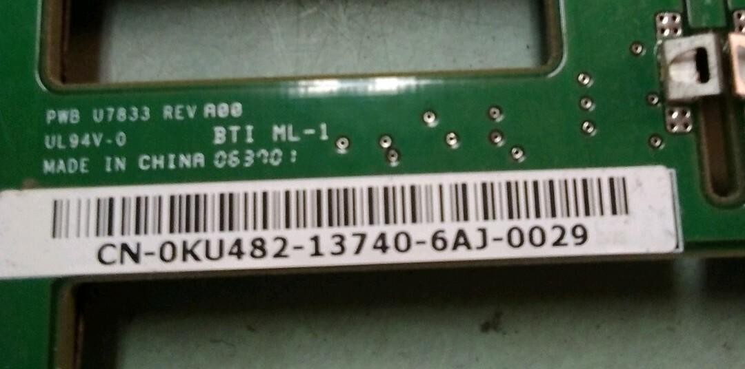 Dell Poweredge 2900 0KU482 REV A00 8x SAS HARD DRIVE HDD Backplane
