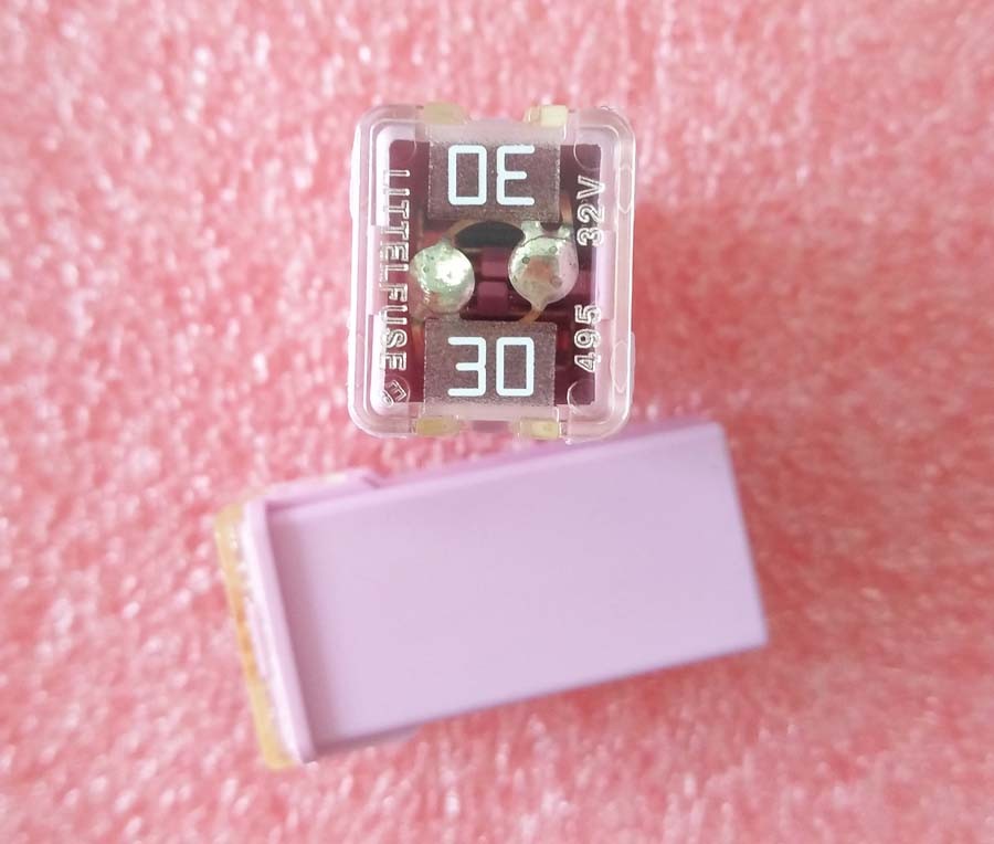Littelfuse 0495030 495 Square Car Fuse 30A 32V JCASE Cartridge Fuses