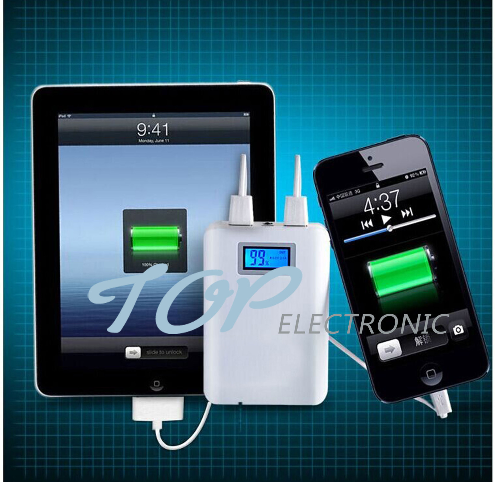 DIY Dual USB 5V 1A 2.1A Mobile Power Bank 18650 Battery Charger PCB +CASE
