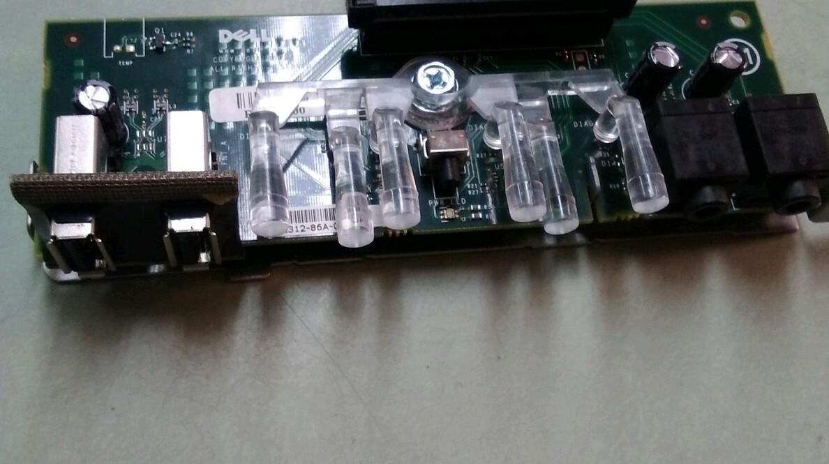 LOT OF 2 Dell USB Audio Board 0XT029 cable