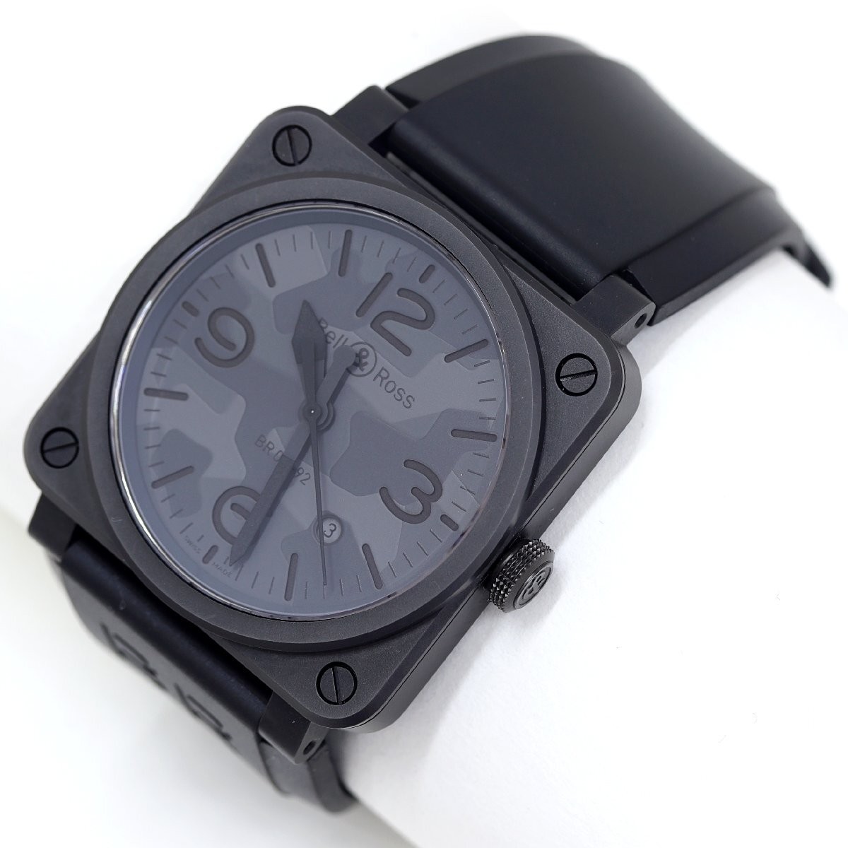 Bell & Ross BR03-92 Black Camo Ceramic 42mm Automatic Date Men’s Watch