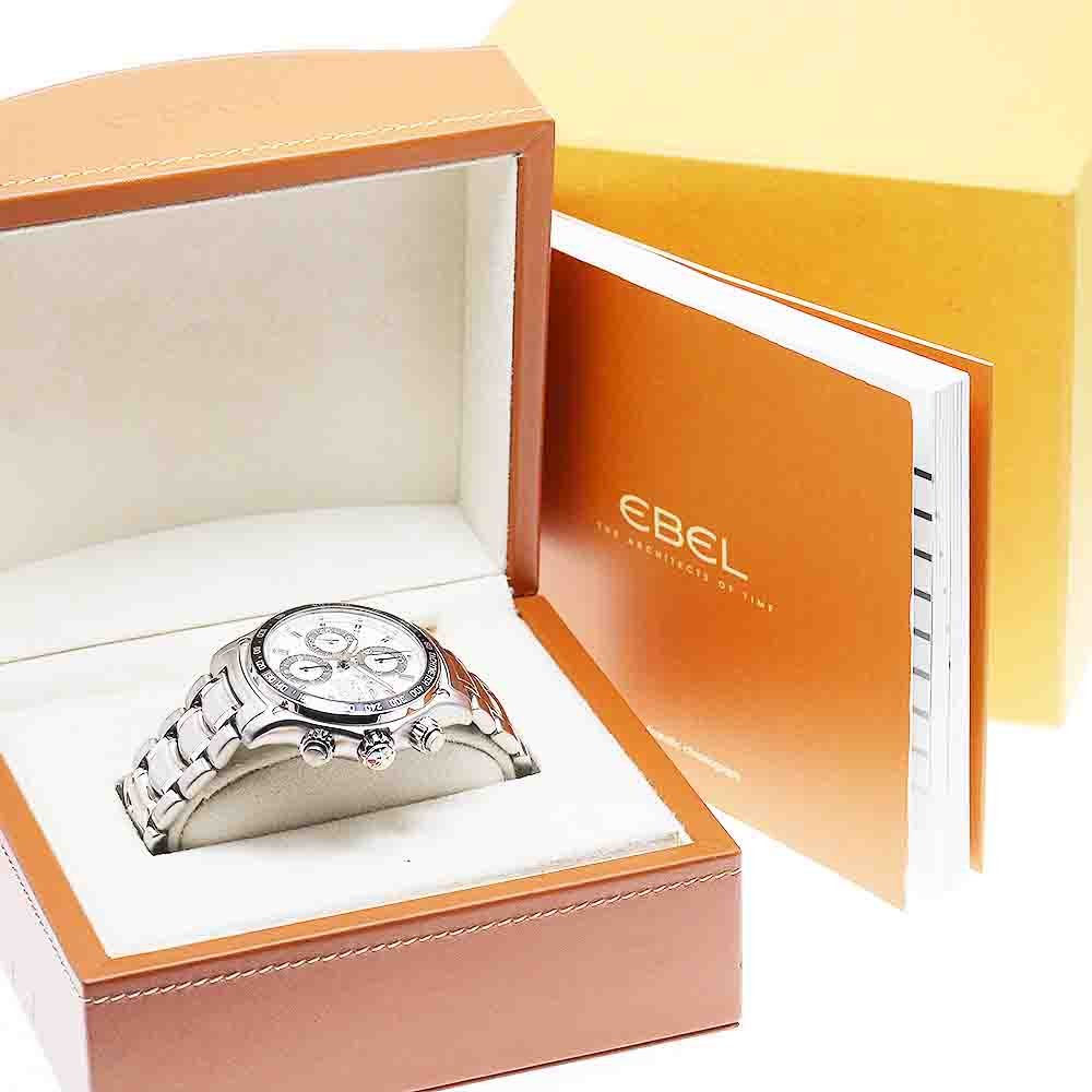 Ebel E9750L62 1911 Discovery Day-Date Chronograph Automatic Men Watch Boxed