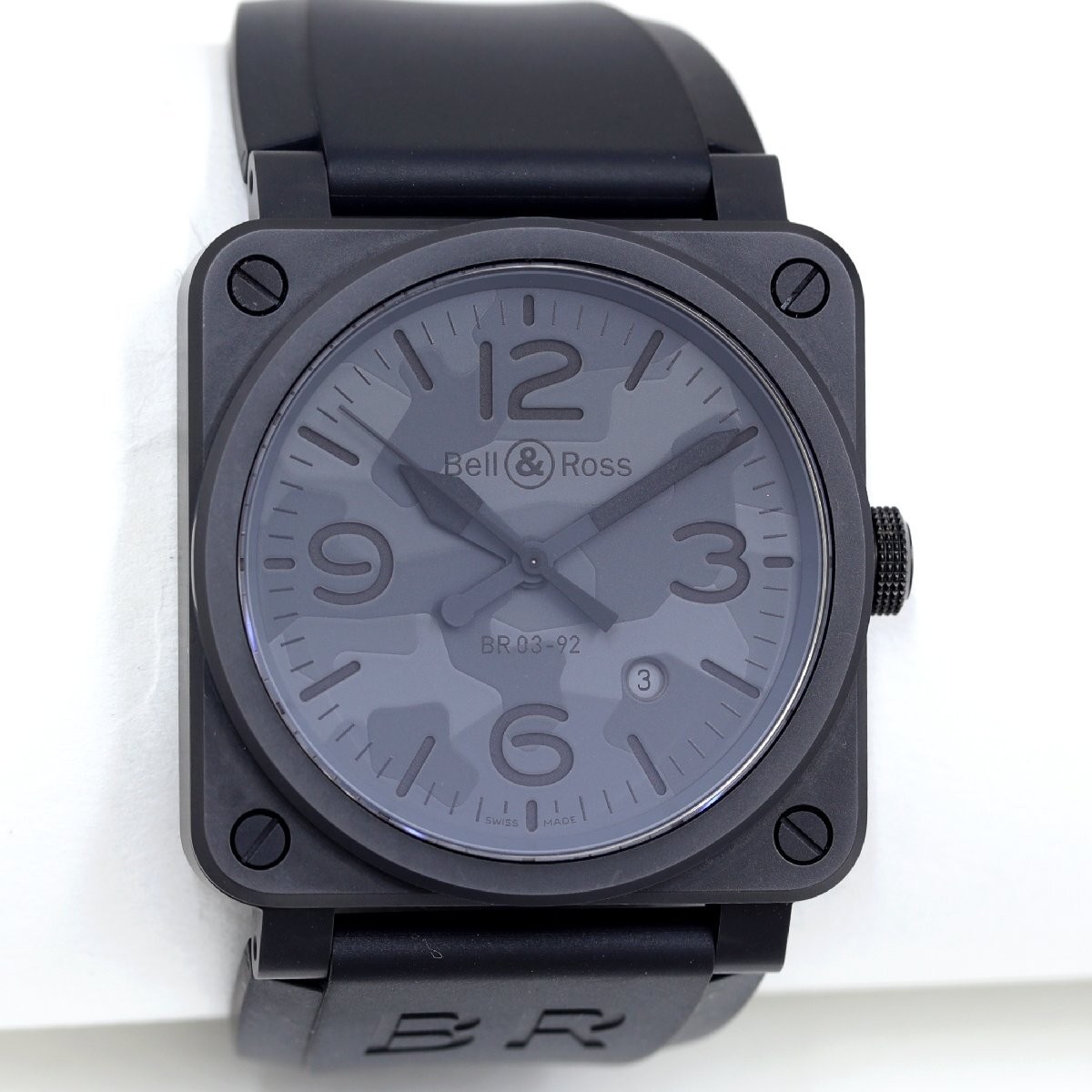 Bell & Ross BR03-92 Black Camo Ceramic 42mm Automatic Date Men’s Watch