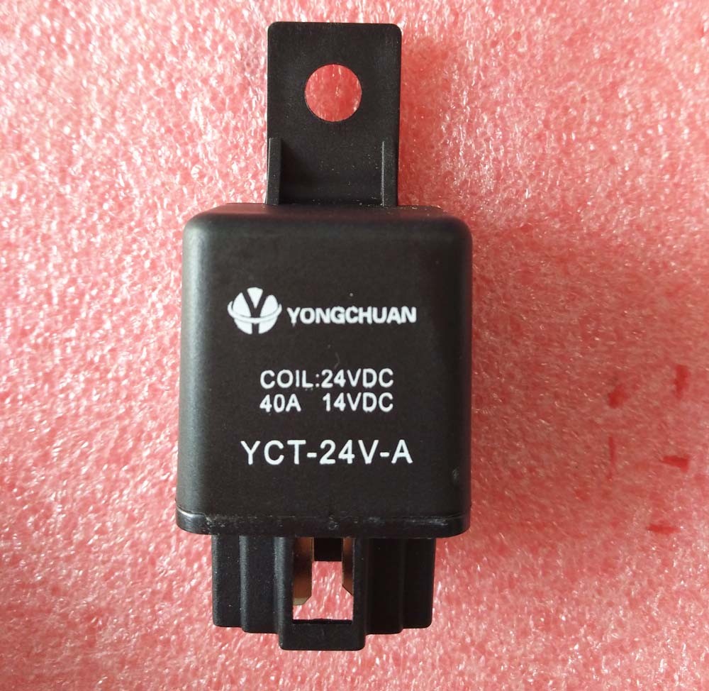 24V 40A 24VDC Car Auto Automotive Van Boat Bike 4 Pin SPST Alarm Relay