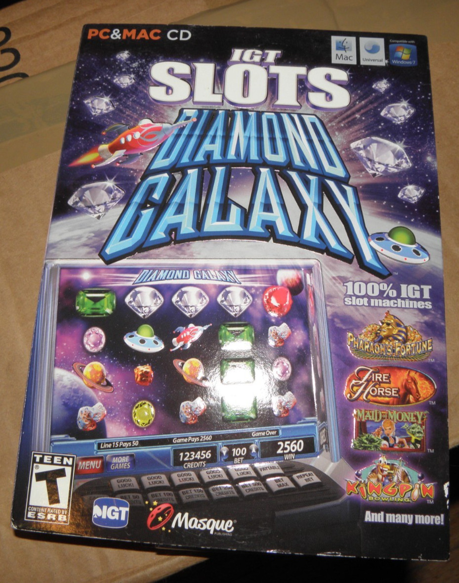 IGT Slots Diamond Galaxy PC & Mac CD Game