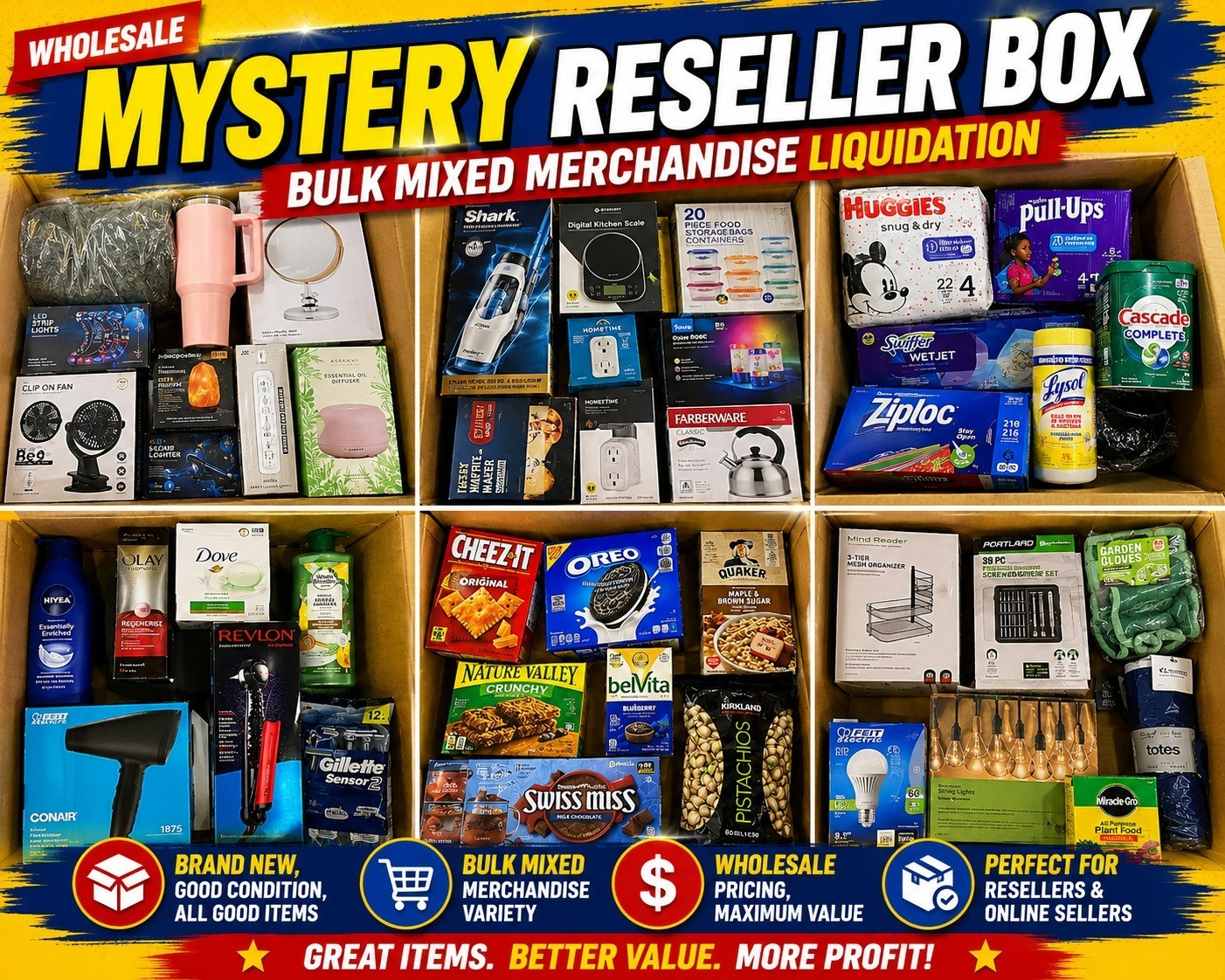 Liquidation Mixed Lot – Everyday General Merchandise Bundle