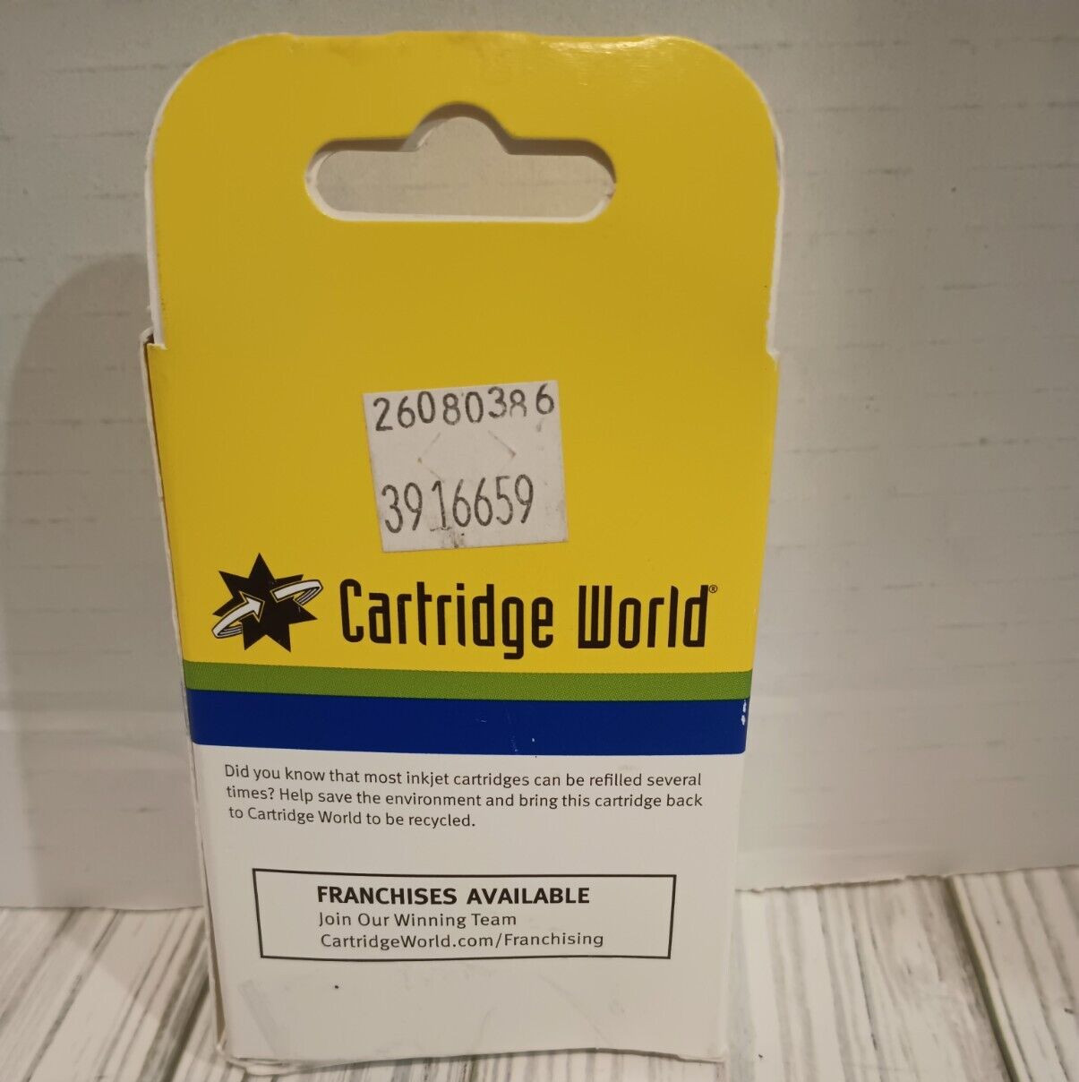 NEW SEALED CARTRIDGE WORLD BLACK INK CARTRIDGE CWC-PG135 K FOR CANON PGI-35
