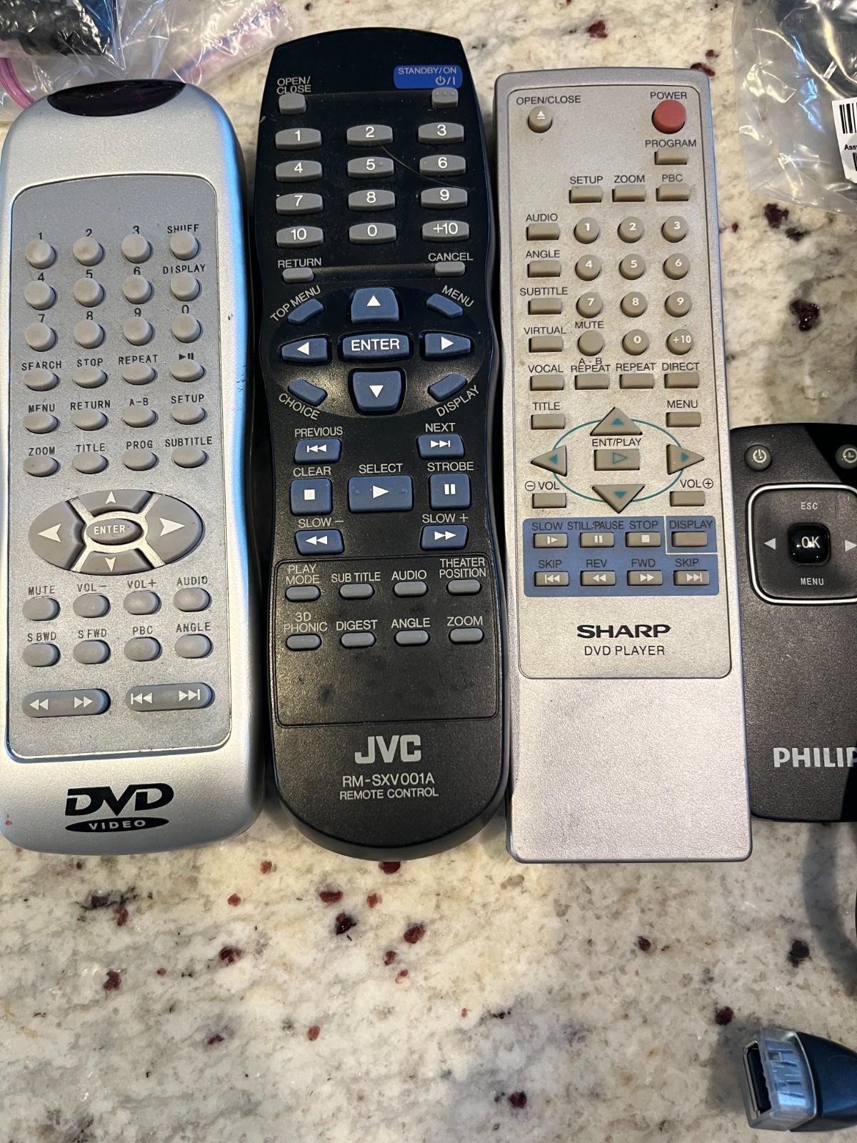LOT OF MISC ELECTRONICS & CABLES – CHARGERS, ADAPTERS, REMOTES & MORE