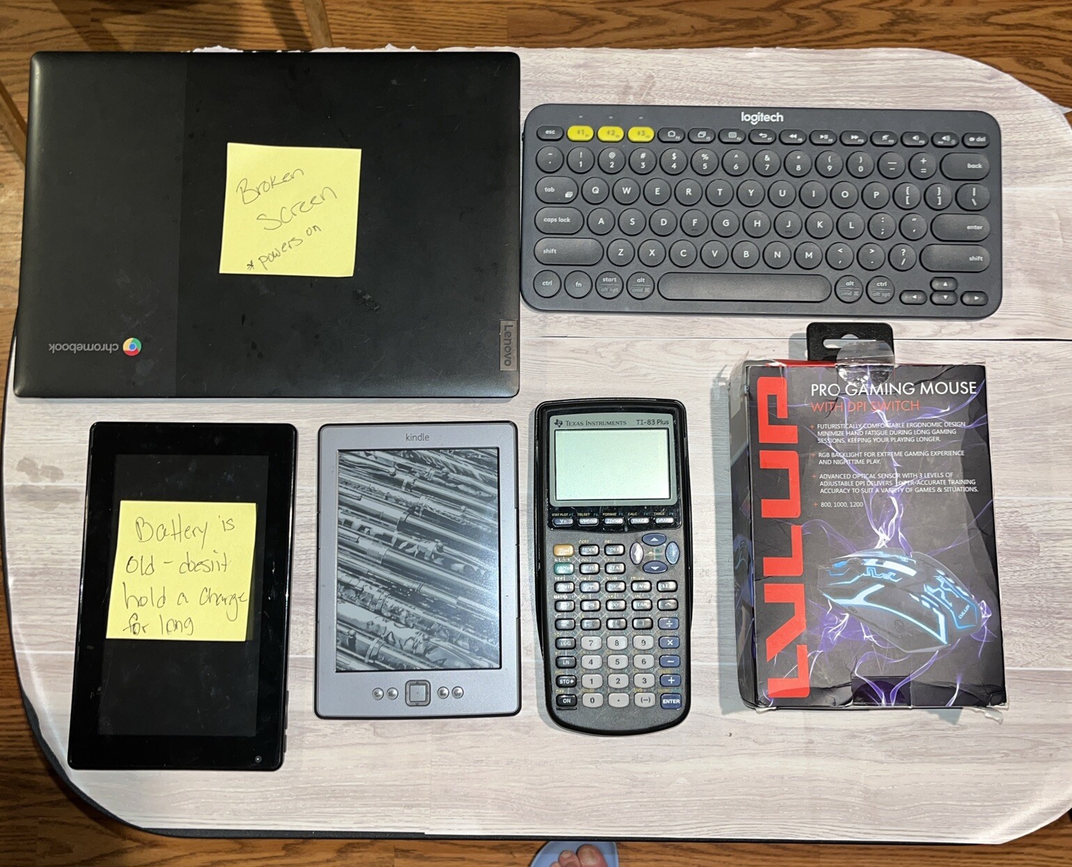 Wholesale Mixed Lot Electronics | Laptop, Tablets, TI-83+, All Turn On