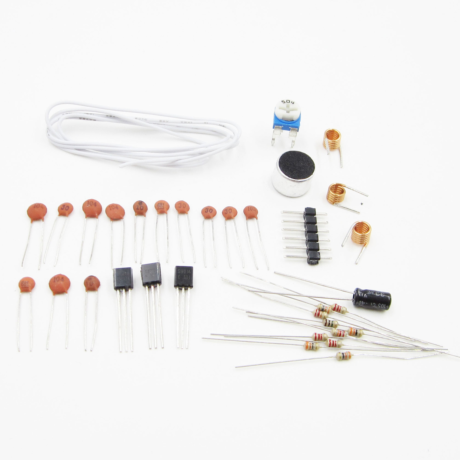 DC 1.5V-9V FM Wireless Microphone 80MHz-108MHz Electronic Learning DIY Kits
