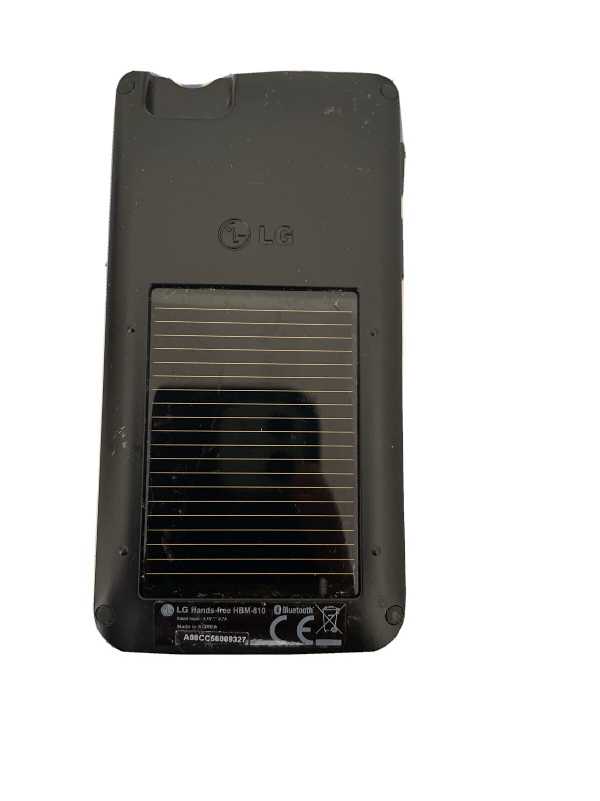 LG HBM 810 Solar Power Speaker Wireless Bluetooth Headset HBM810 Speakerphone