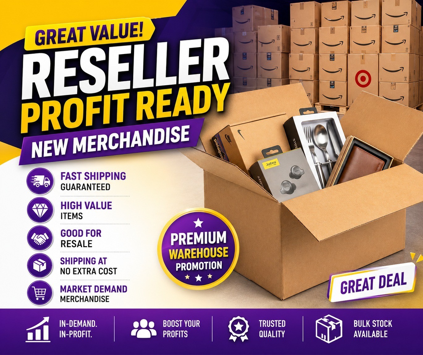 Target Warehouse Gold Mystery Box Packed With Clearance Treasures