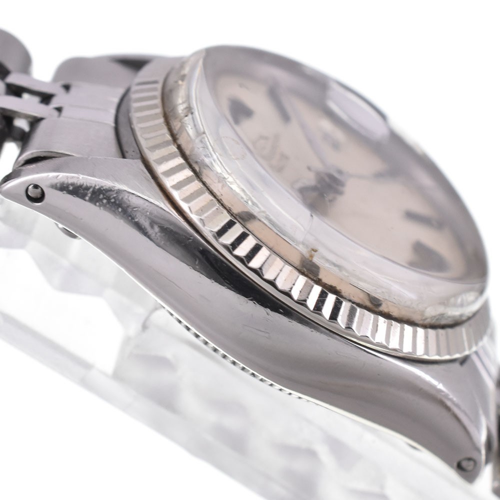 ROLEX Watch Oyster Perpetual Date 6517 Cal.1160 Silver Dial 25mm Automatic