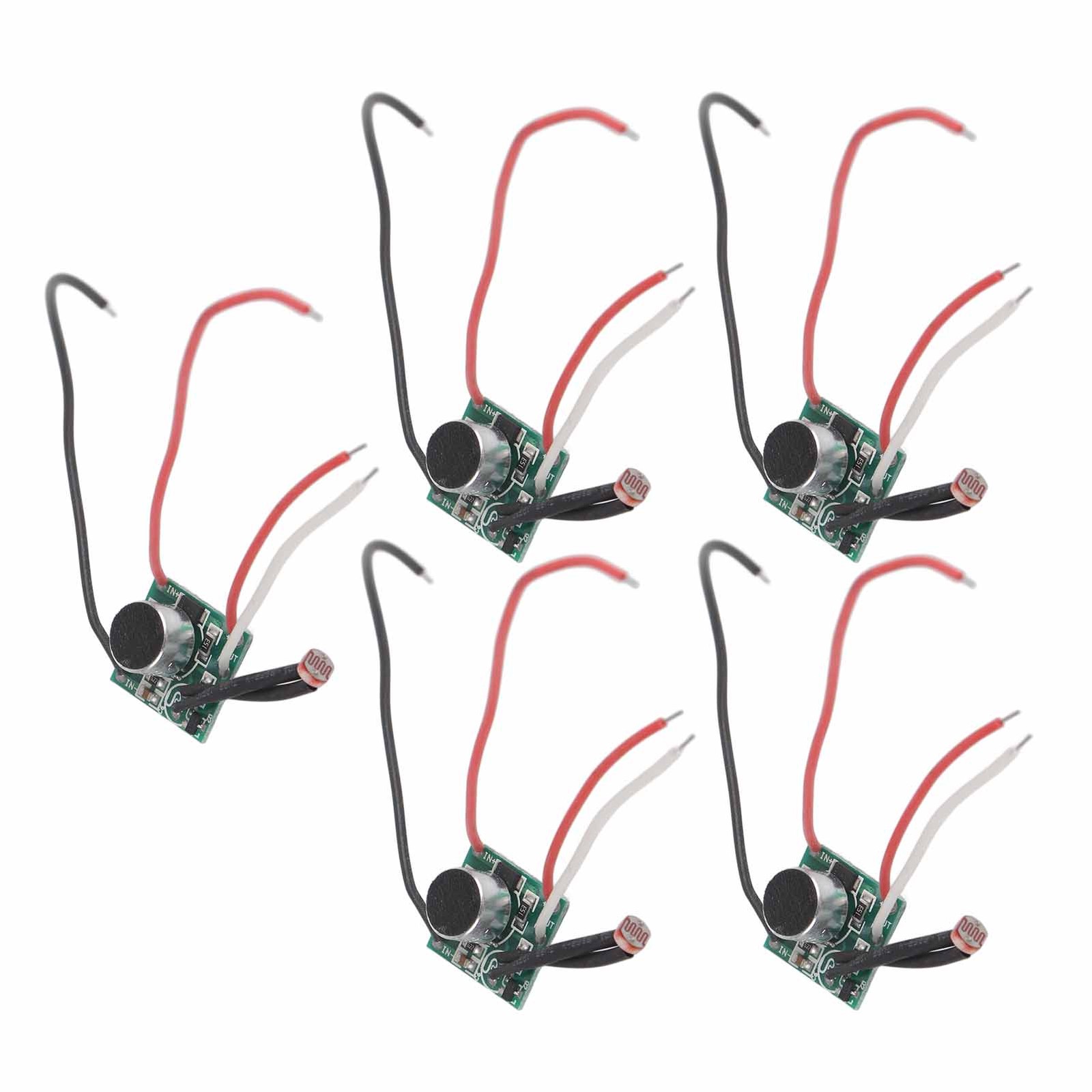 5Pcs Sound Control Switch Module Solar Light Sensor Module Circuit Board New