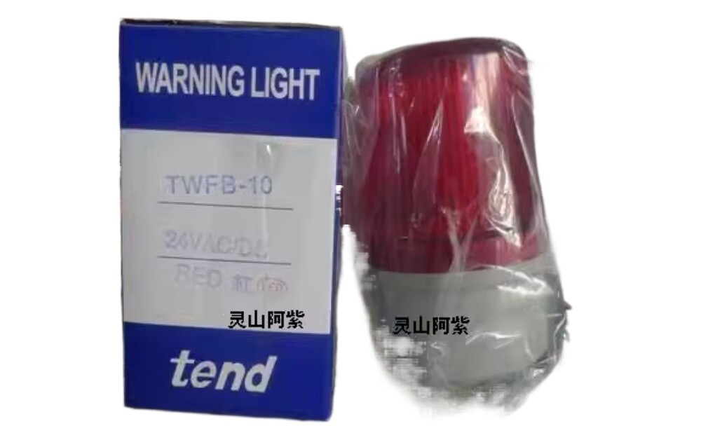 1PC rotating warning light, TWFB-10L7R, 24V red
