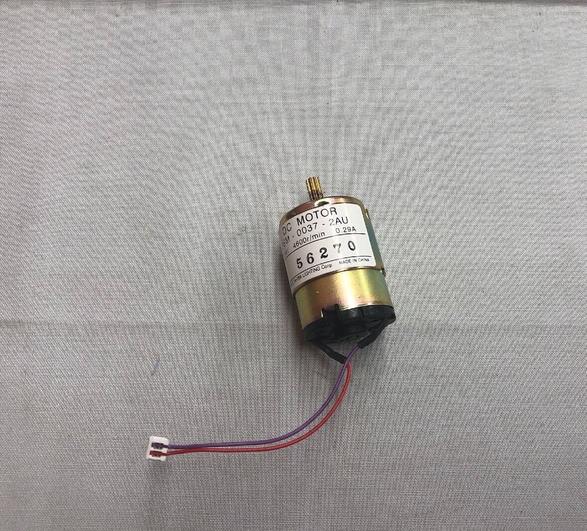 Toshiba 24V DC Motor DSM-0037-2AU